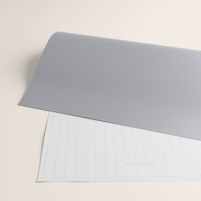 Solid Gray Light Neutral  Wrapping Paper Gallery Image 2