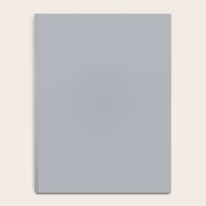 Solid Gray Light Neutral  Notebook Gallery Image 4