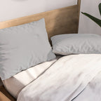 Solid Gray Light Neutral  Pillow Sham Gallery Image 2