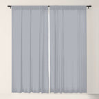 Solid Gray Light Neutral  Window Curtain Gallery Image 5