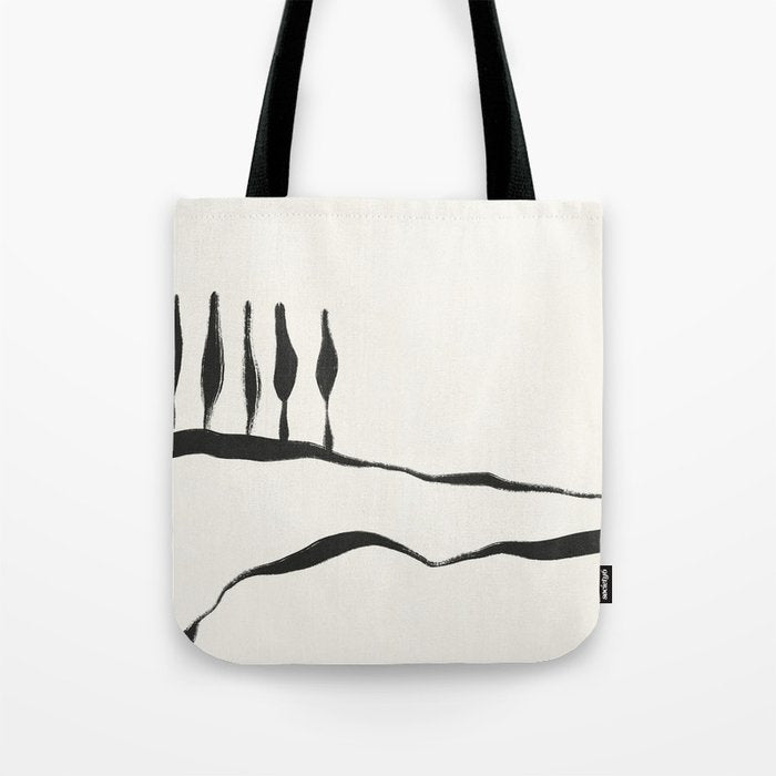 Minimal Line Landscape #1 Tote Bag Gallery Image 1