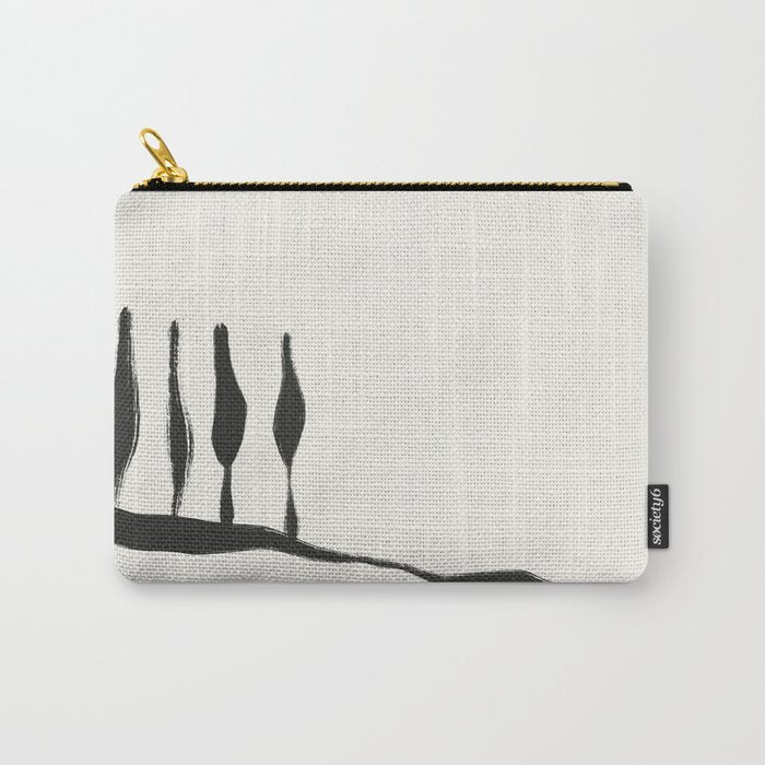 Minimal Line Landscape #1 Carry All Pouch Gallery Image 1