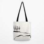 Minimal Line Landscape #1 Tote Bag Gallery Image 2