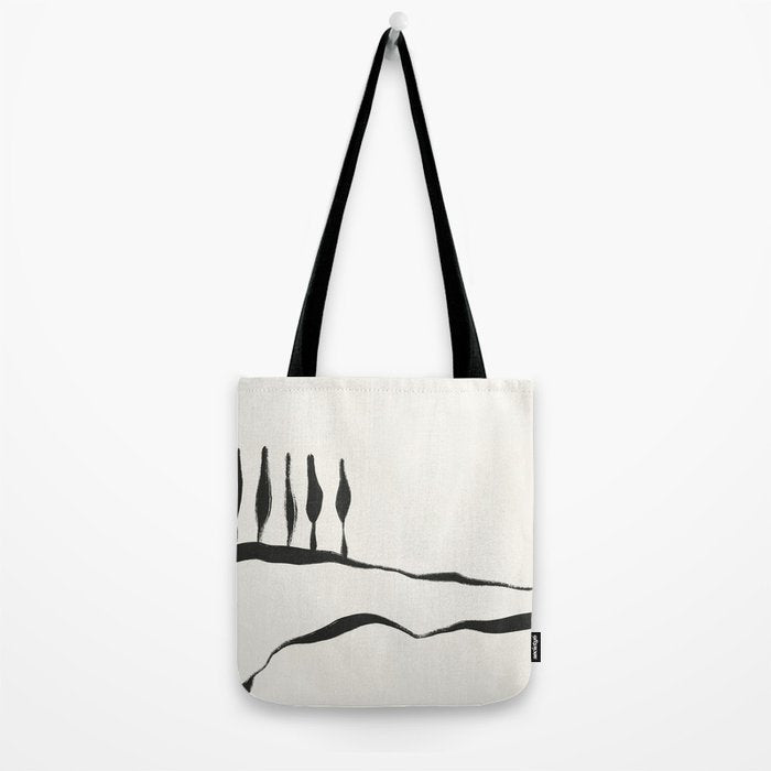 Minimal Line Landscape #1 Tote Bag Gallery Image 2