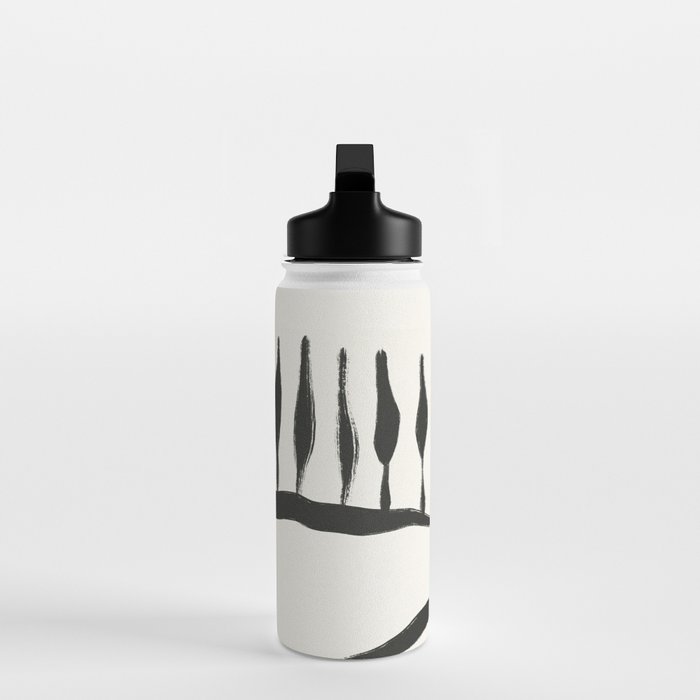 Minimal Line Landscape #1 Water Bottle Gallery Image 3