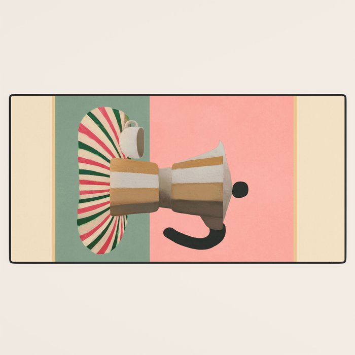 Moka Pot Still Life Desk Mat Gallery Image 3