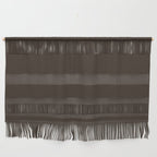 COCOA BROWN SOLID COLOR Dark Chocolate Plain Pattern  Wall Hanging Gallery Image 1