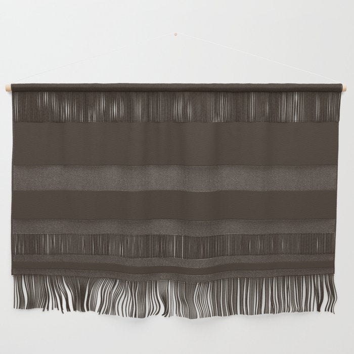 COCOA BROWN SOLID COLOR Dark Chocolate Plain Pattern  Wall Hanging Gallery Image 1