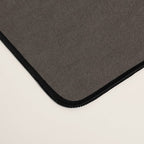 COCOA BROWN SOLID COLOR Dark Chocolate Plain Pattern  Desk Mat Gallery Image 4