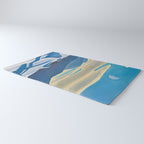 The Trapper, Winter Mountain landscape painting by Rockwell Kent Rug Gallery Image 3