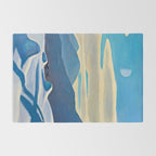 The Trapper, Winter Mountain landscape painting by Rockwell Kent Rug Gallery Image 2