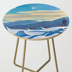 The Trapper, Winter Mountain landscape painting by Rockwell Kent Side Table Gallery Image 2