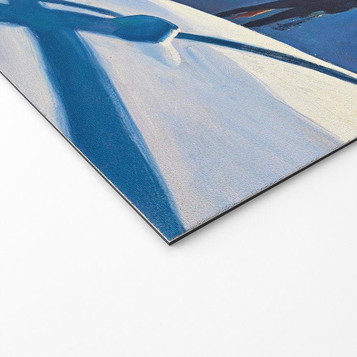 The Trapper, Winter Mountain landscape painting by Rockwell Kent Welcome Mat Gallery Image 2