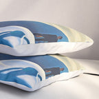 The Trapper, Winter Mountain landscape painting by Rockwell Kent Pillow Sham Gallery Image 3