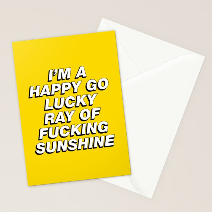 Ray of Sunshine Stationery Card Gallery Image 2