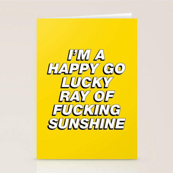 Ray of Sunshine Stationery Card Gallery Image 1