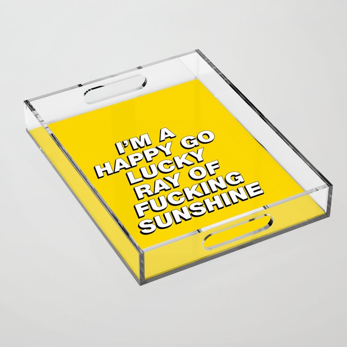 Ray of Sunshine Acrylic Tray Gallery Image 1