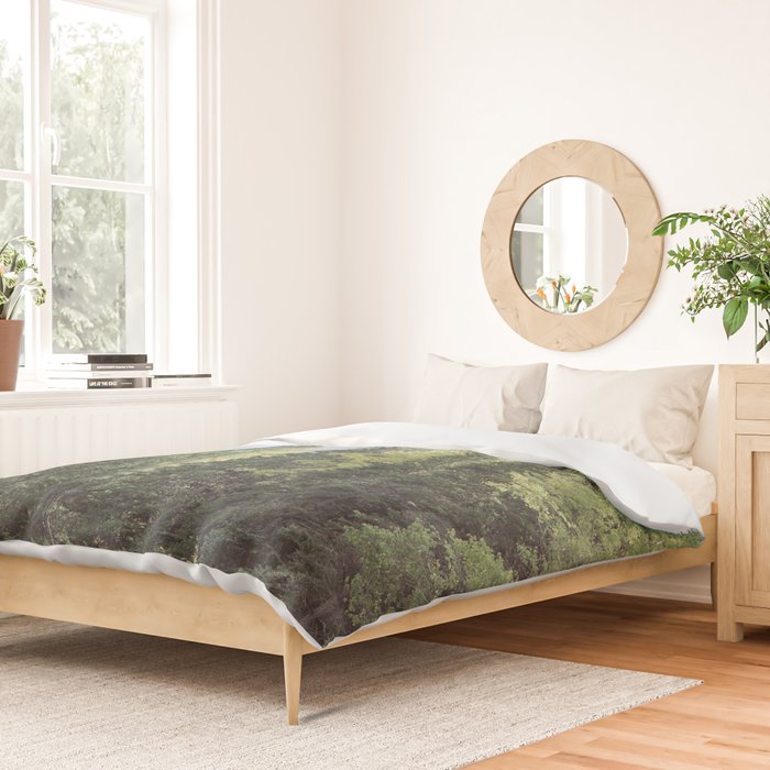 Treeline - Nature and Landscape Photography Duvet Cover Gallery Image 2