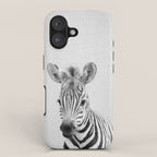Baby Zebra - Black & White iPhone Case Gallery Image 1