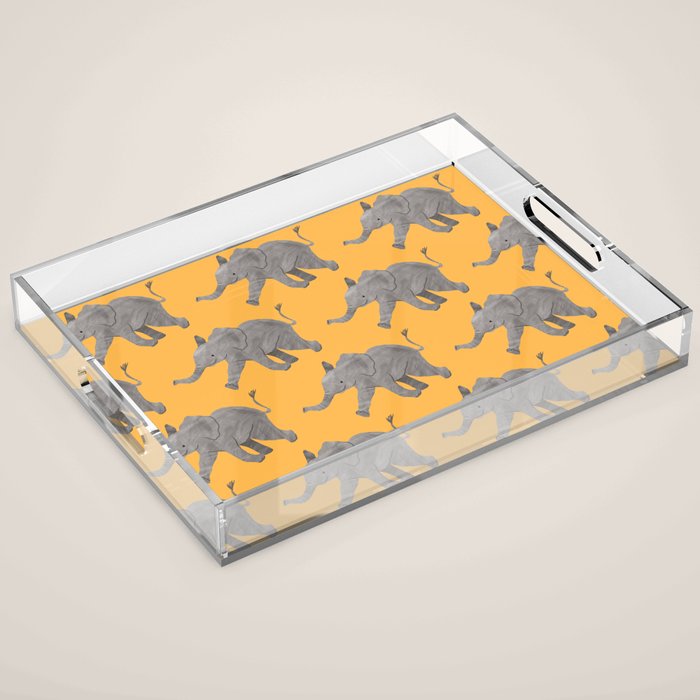 Baby Elephant Acrylic Tray Gallery Image 1