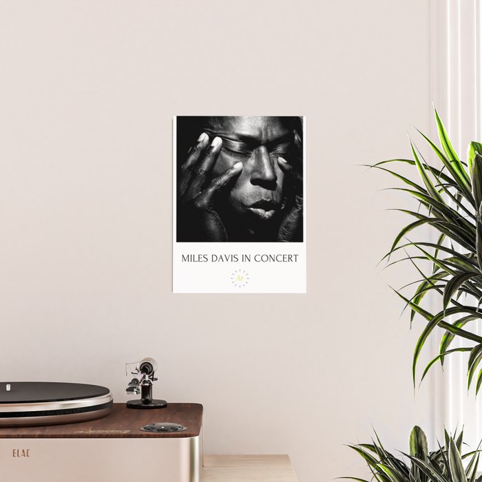 Vintage Miles Jazz in Concert Advertising Music Poster Poster Gallery Image 2