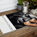 Vintage Miles Jazz in Concert Advertising Music Poster Outdoor Rug Gallery Image 2