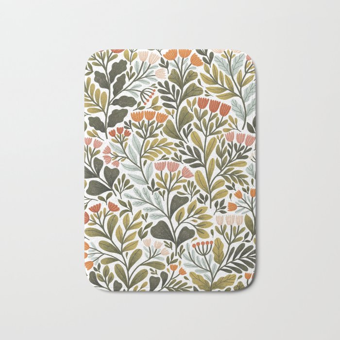 Month of May ~ white Bath Mat Gallery Image 1