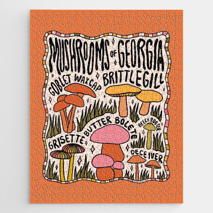 Mushrooms of Georgia Jigsaw Puzzle Gallery Image 1