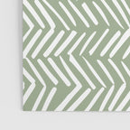 Rustic Herringbone Sage Green Poster Gallery Image 3