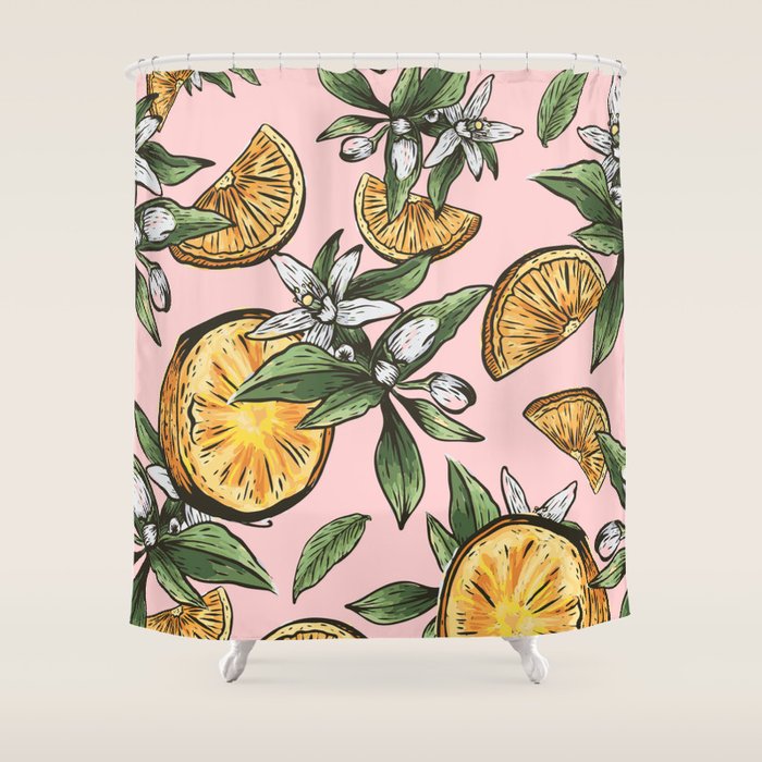 Lemon Crush Shower Curtain Gallery Image 1
