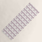 Vintage Bows IX Lavender Purple Yoga Mat Gallery Image 1