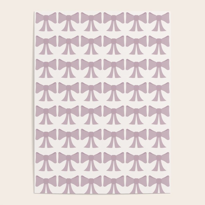 Vintage Bows IX Lavender Purple Poster Gallery Image 1