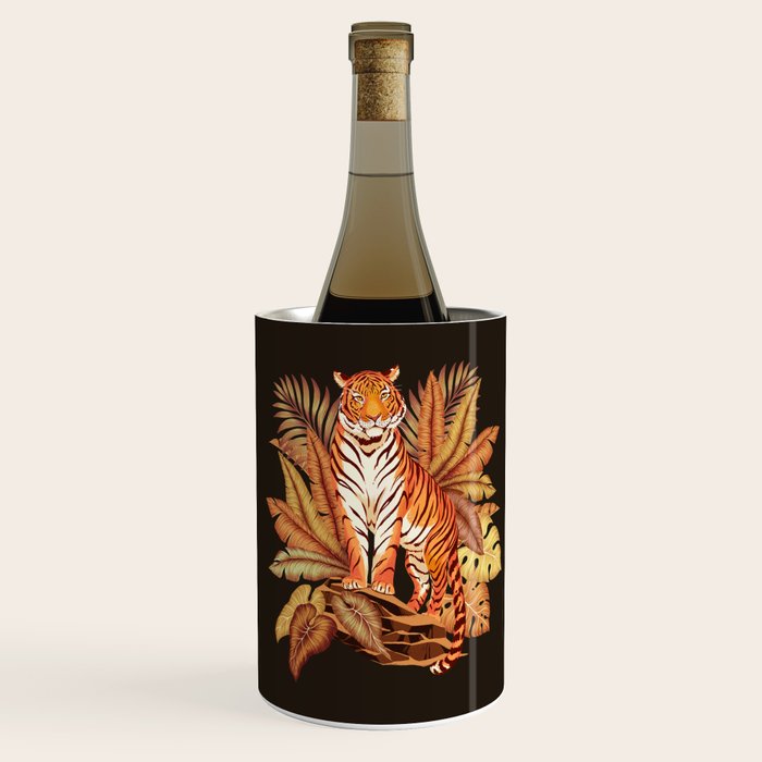 Autumn Jungle Tiger Wine Chiller Gallery Image 2