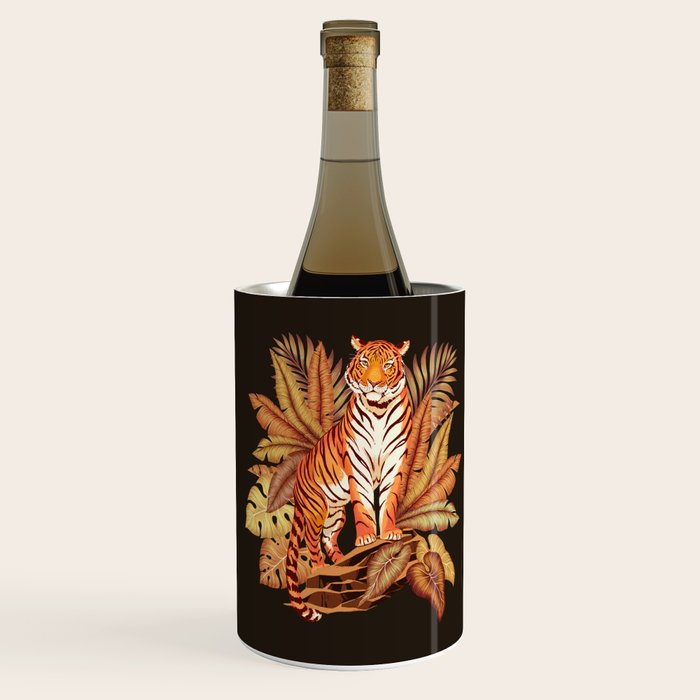Autumn Jungle Tiger Wine Chiller Gallery Image 3