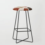 houses retro fall abstract geometric Stool Gallery Image 1