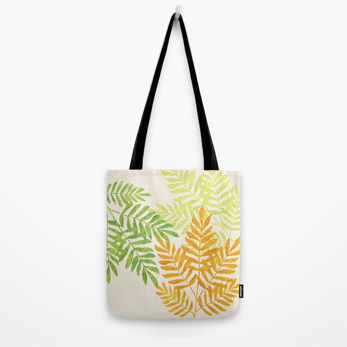 Bright Young Ferns Tote Bag Gallery Image 2