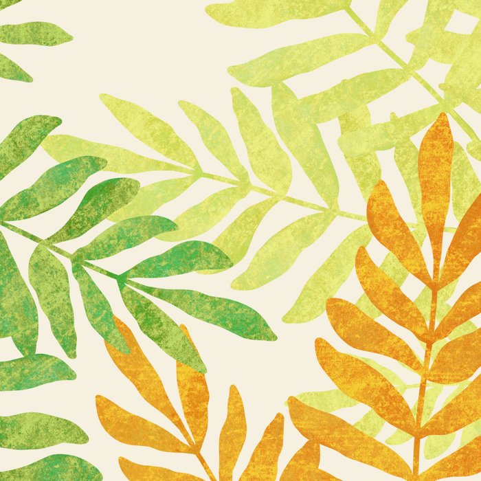 Bright Young Ferns Coffee Mug Gallery Image 2