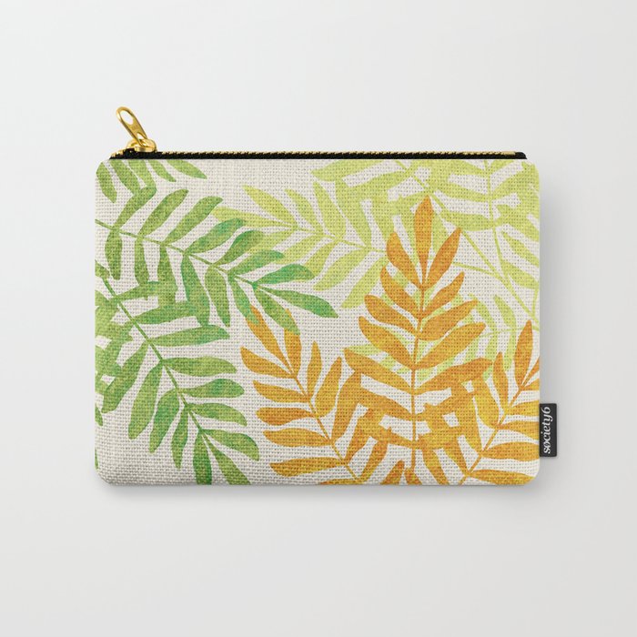 Bright Young Ferns Carry All Pouch Gallery Image 1