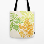 Bright Young Ferns Tote Bag Gallery Image 1