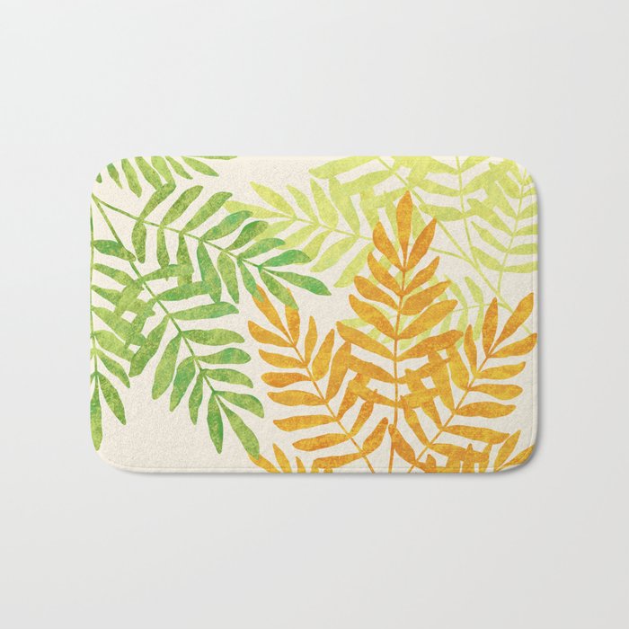 Bright Young Ferns Bath Mat Gallery Image 1