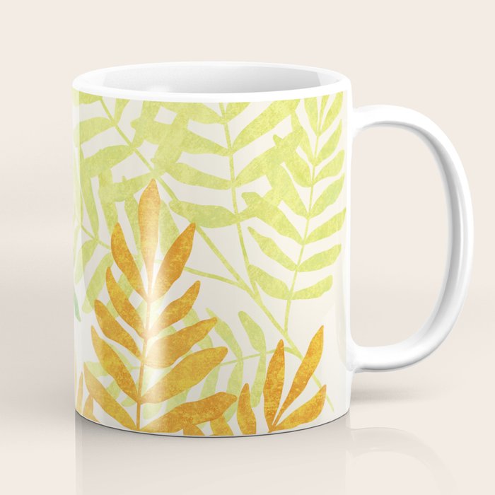 Bright Young Ferns Coffee Mug Gallery Image 1