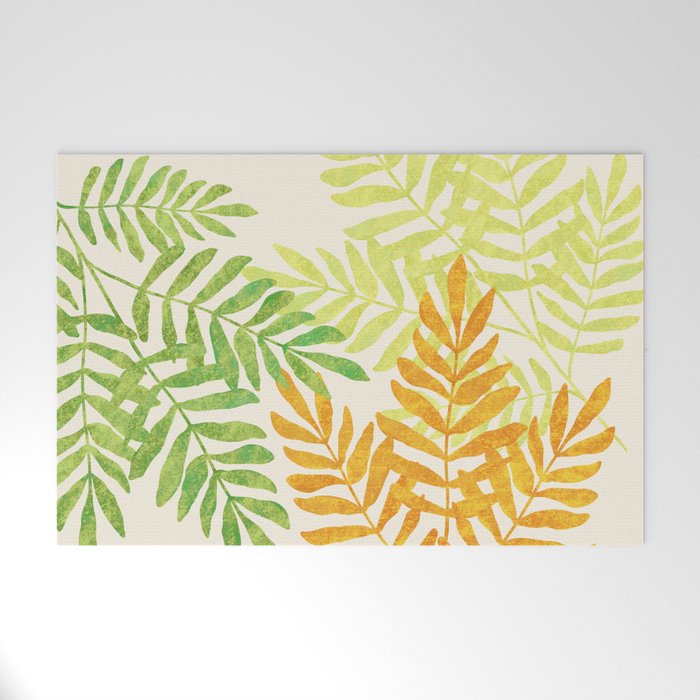 Bright Young Ferns Welcome Mat Gallery Image 1