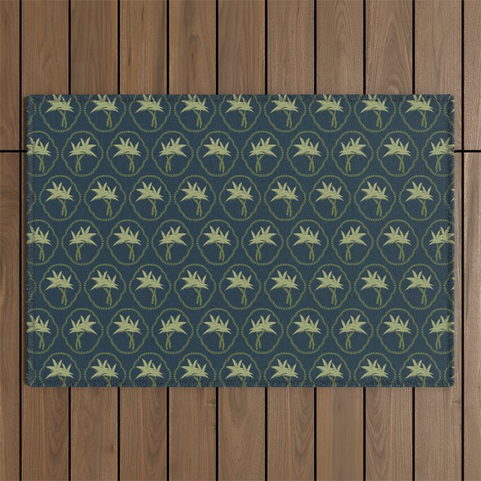 Delicate Palm Outdoor Rug Gallery Image 1