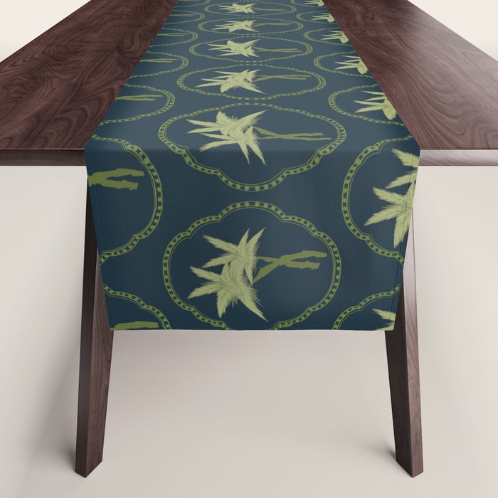 Delicate Palm Table Runner Gallery Image 1