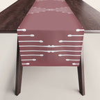 Geo (Plum) Table Runner Gallery Image 1