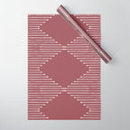 Geo (Plum) Wrapping Paper Gallery Image 1