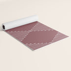Geo (Plum) Yoga Mat Gallery Image 2