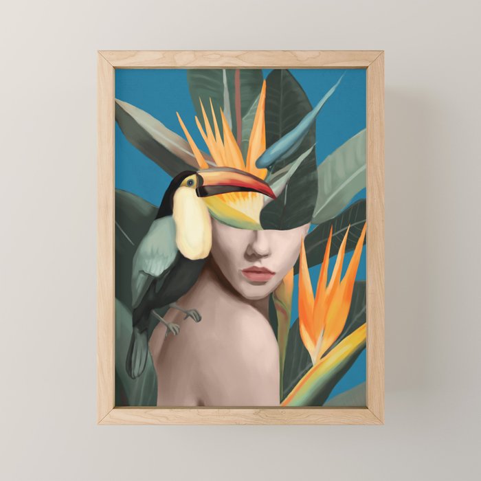 Tropical Reverie 2 Mini Art Print Gallery Image 1
