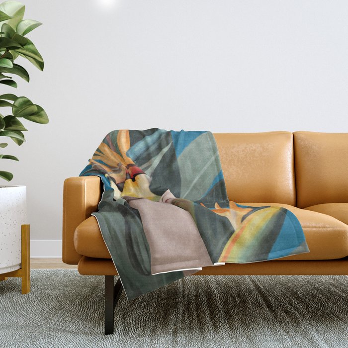 Tropical Reverie 2 Throw Blanket Gallery Image 1