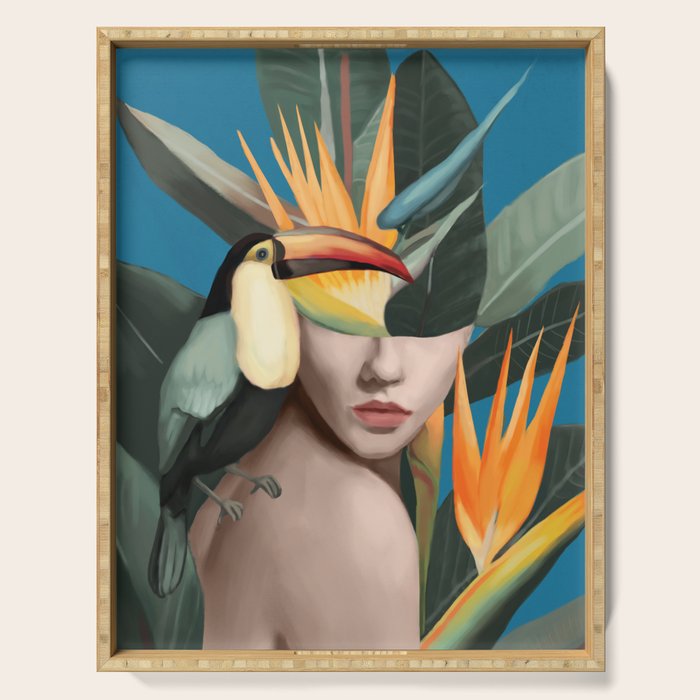Tropical Reverie 2 Serving Tray Gallery Image 1
